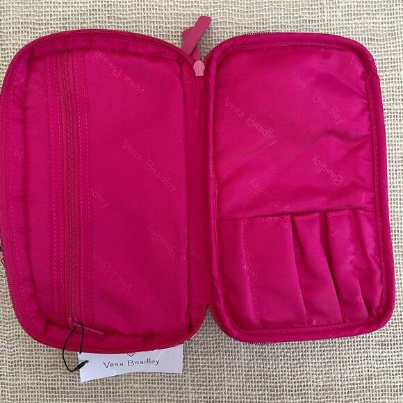 Vera Bradley, New with Tags, Blush and Brush Makeup Case Bag in Sunburst Floral - Picture 9 of 9